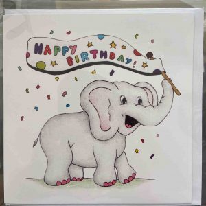 Art Card – Happy Birthday Elephant