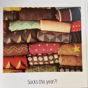 Art Card –  Socks This Year? (Xmas Range)