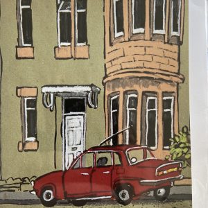 Art Card – Red Car