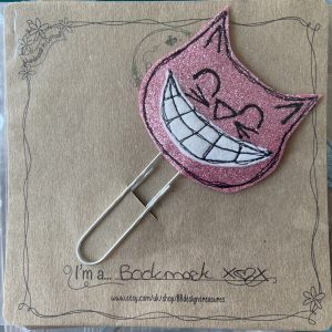 Textiles – Pink Cat Bookmark
