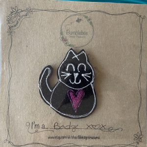 Textiles – Black Cat Badge