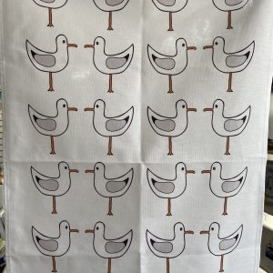 Tea Towel- Seagull (white)