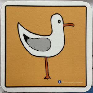 Coasters – Seagull (yellow-right)