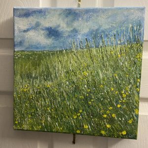 Original Paintings – Summer Meadow (square block canvas)