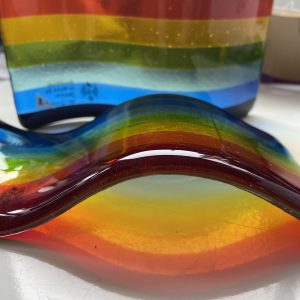 Glass Design – Rainbow Panel (wave)