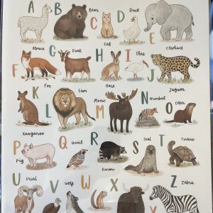 Print – A-Z Animals (A3)