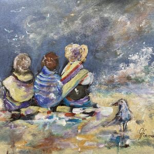Original Paintings – Kids On The Beach (landscape)