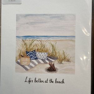 Mounted Prints – Life’s Better At The Beach